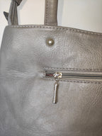 Grey Shoulder Bag