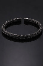 Twisted Cable Wire Cuff Bangle