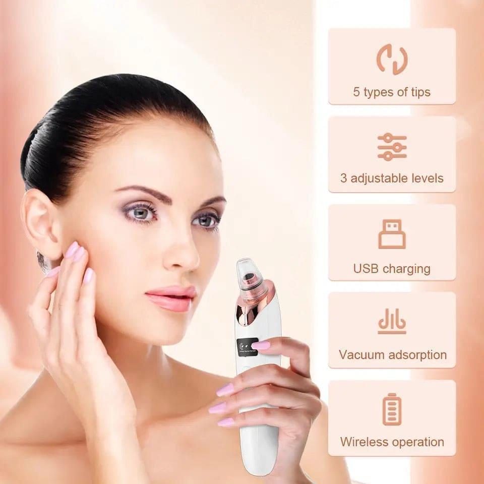 5-in-1 Electric Blackhead Remover USB Rechargeable