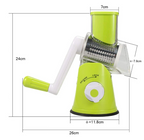 Tabletop Drum Grater Manual Rotary Vegetable Slicer Cutter
